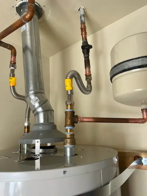 Water heater installation and plumbing repair in Lenox